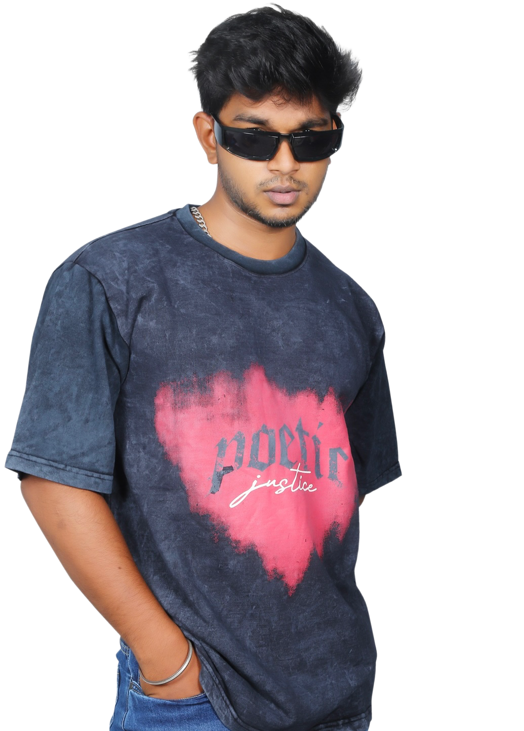 Poetic justice oversized tee