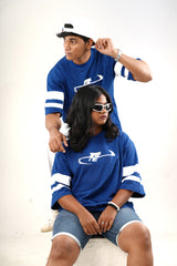 BLUE OVERSIZED TSHIRT